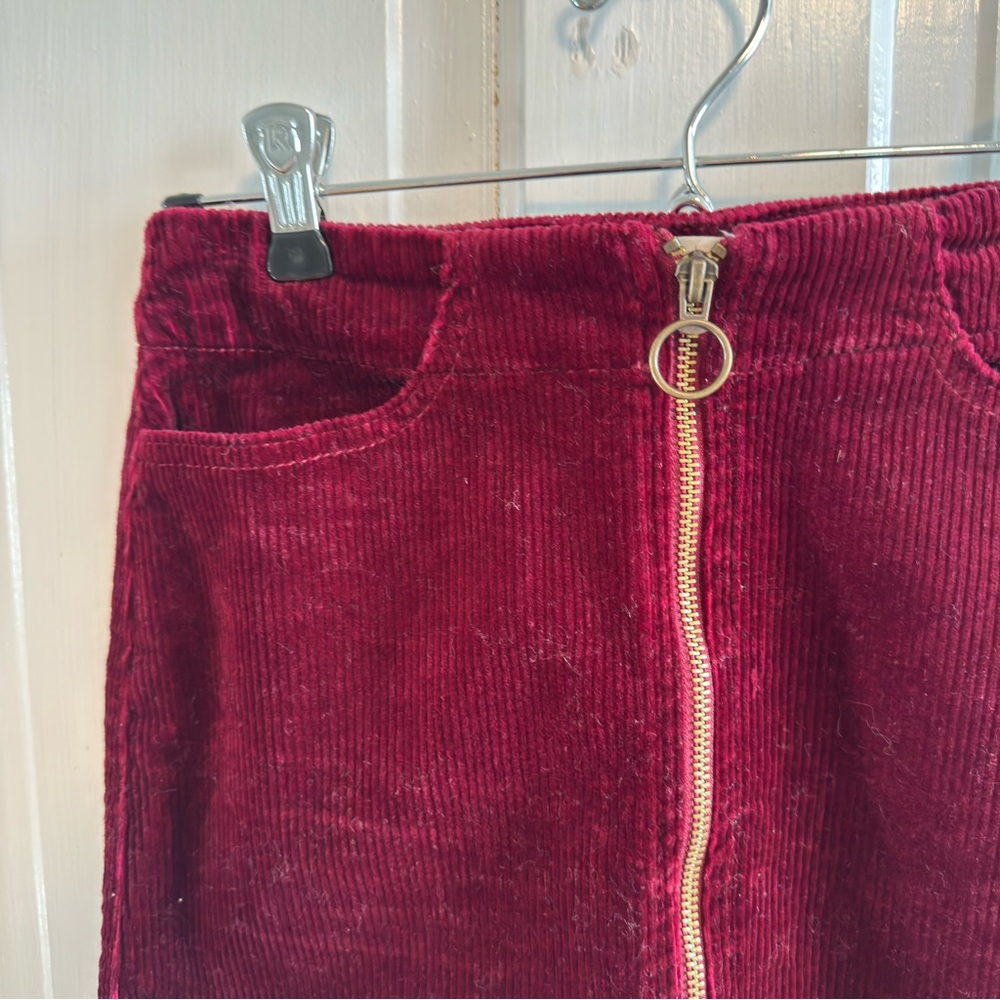 Mudd Red Corduroy Skirt - Picture 3 of 5
